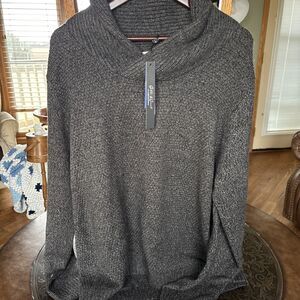 Gable & Grant MENS Waffle Knit Sweater Gray X- Large  Excellent NEW